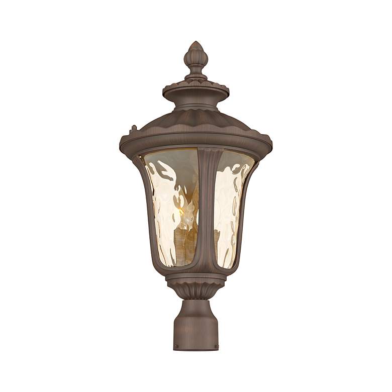 Image 7 Oxford 22-in H Imperial Bronze Post Light more views