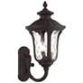 2_Oxford 22" High Bronze 3-Light Outdoor Wall Light