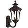 Oxford 22" High Bronze 3-Light Outdoor Wall Light