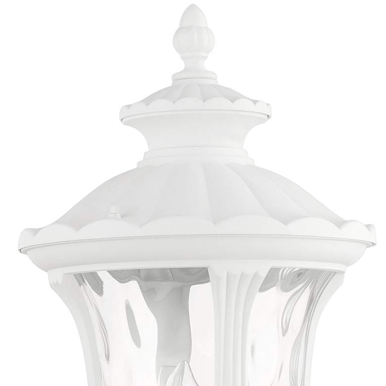 Image 3 Oxford 22"H Textured White Upward Lantern Outdoor Wall Light more views