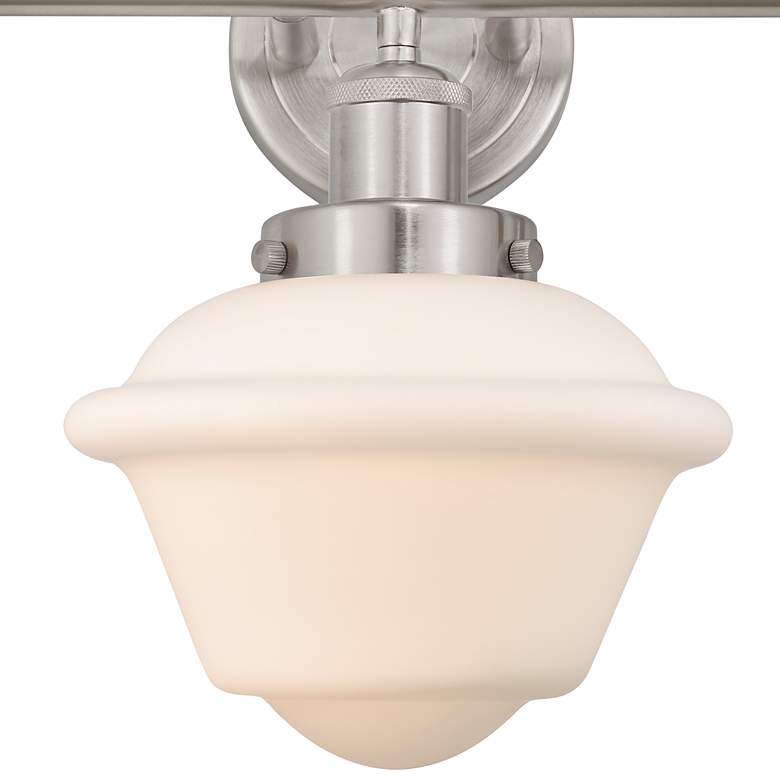 Image 2 Oxford 25 1/4" Wide Brushed Satin Nickel 3-Light Bath Light more views