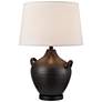Oxford 25" High 1-Light Table Lamp - Black