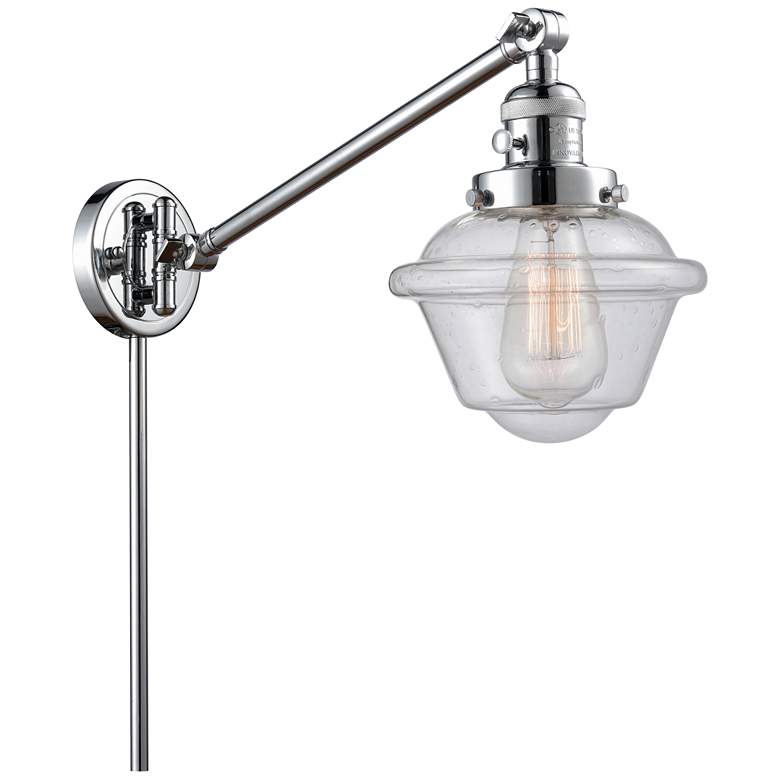 Image 1 Oxford 25" High Polished Chrome Swing Arm w/ Seedy Shade