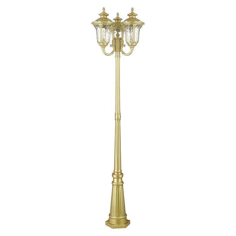 Image 3 Oxford 3 Head Soft Gold Post Light more views