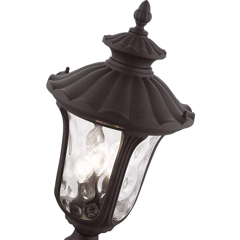 Image 3 Oxford 3 Light Bronze Outdoor Post Top Lantern more views