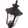 3_Oxford 3 Light Bronze Outdoor Post Top Lantern more views