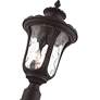 4_Oxford 3 Light Bronze Outdoor Post Top Lantern more views