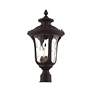 6_Oxford 3 Light Bronze Outdoor Post Top Lantern more views