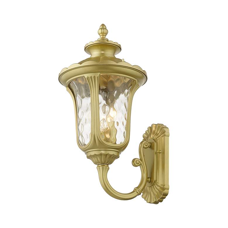 Image 4 Oxford 3 Light Soft Gold Outdoor Large Wall Lantern more views