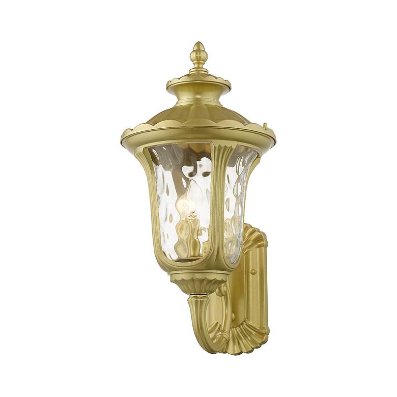 Image 5 Oxford 3 Light Soft Gold Outdoor Large Wall Lantern more views