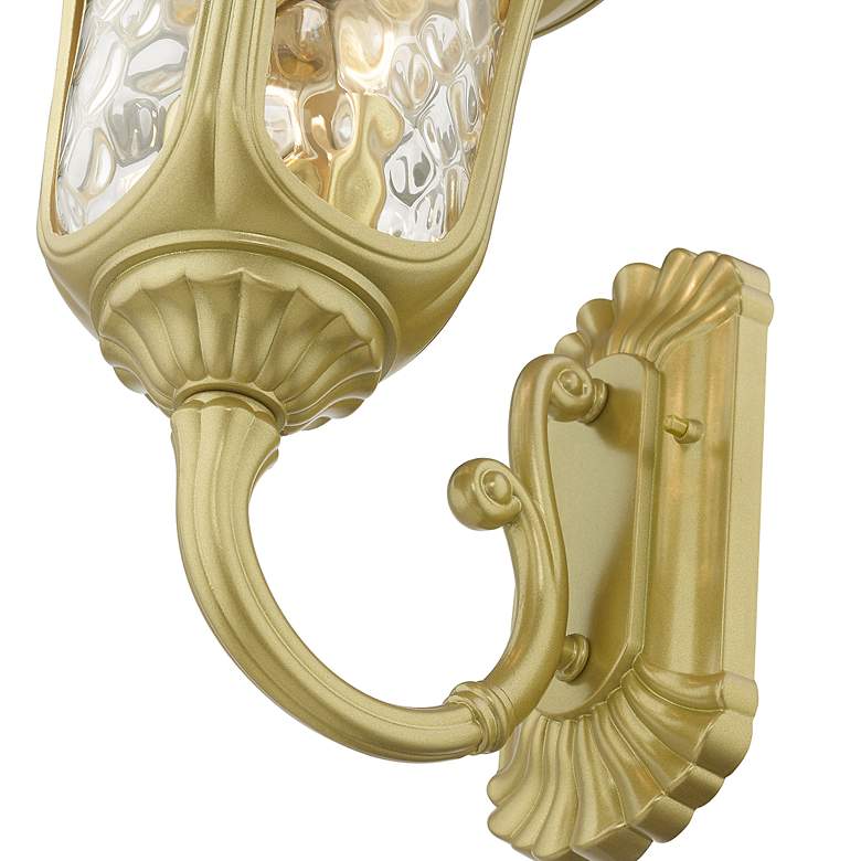 Image 7 Oxford 3 Light Soft Gold Outdoor Large Wall Lantern more views