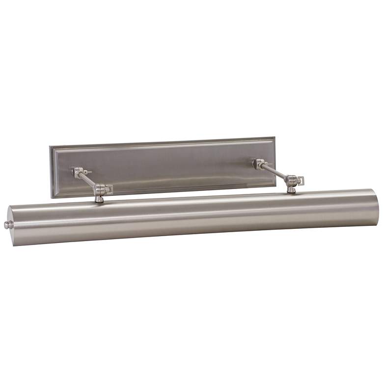 Image 1 Oxford 30" Wide Satin Nickel Direct Wire LED Picture Light