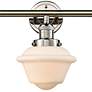 2_Oxford 32"W Polished Nickel 3-Light LED Vanity Bath Light more views