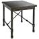 Oxford 38" Wide Bronze Pewter Industrial Metal End Table