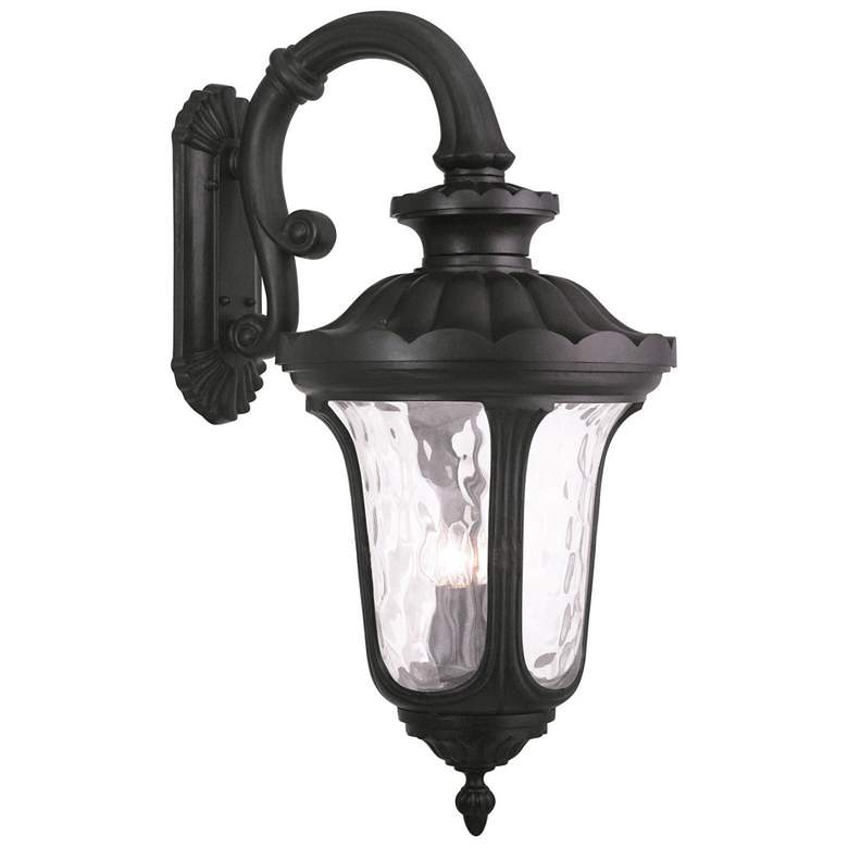 Image 1 Oxford 4 Light Black Outdoor Wall Lantern