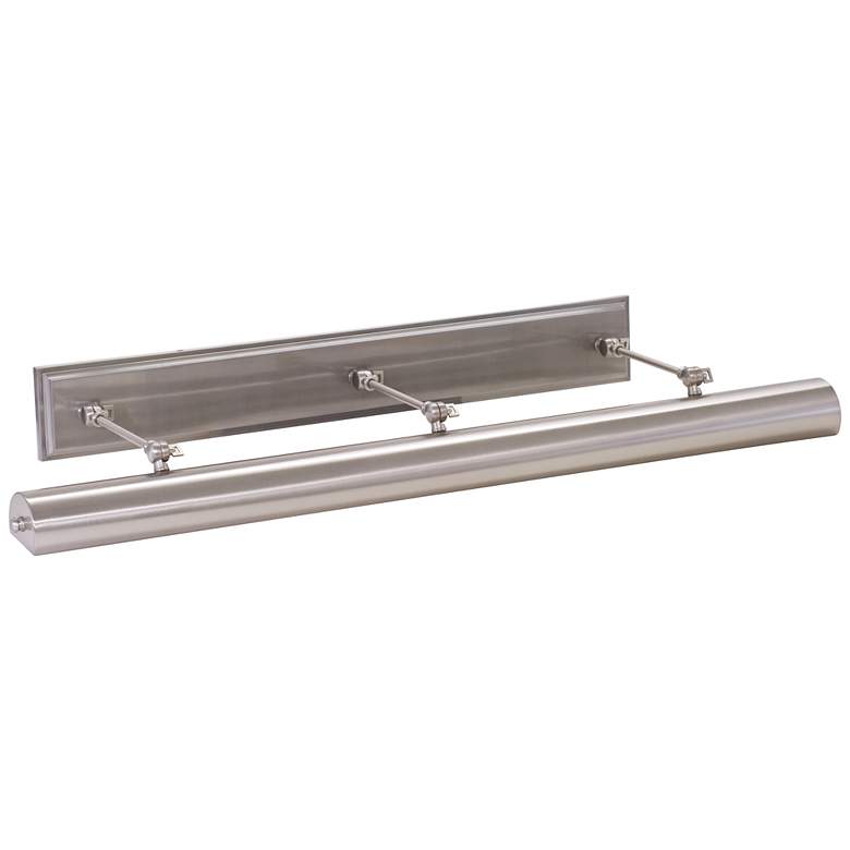 Image 1 Oxford 42" Wide Satin Nickel Direct Wire LED Picture Light