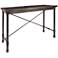 Oxford 48" Wide Bronze Pewter Industrial Metal Console Table