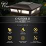 Watch A Video About the Oxford Brown Aluminum Outdoor LED Solar Post Cap