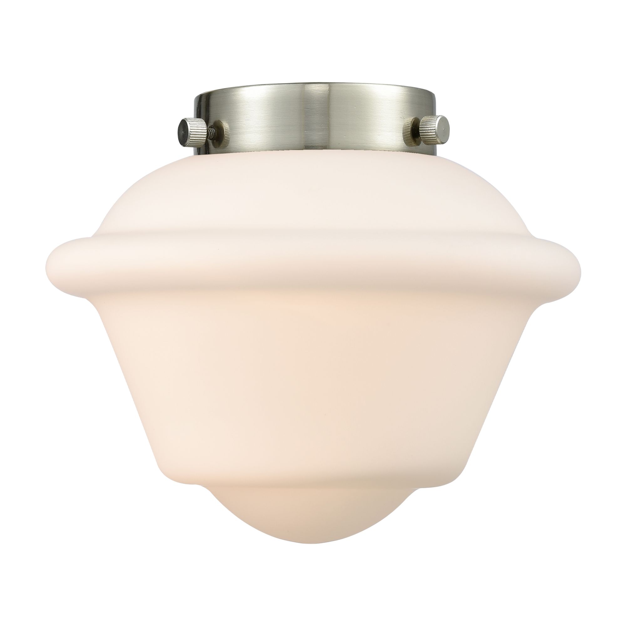 Image 4 Oxford 7.5" Brushed Brass Mini Pendant w/ Matte White Shade more views
