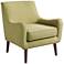Oxford Green Fabric Accent Chair