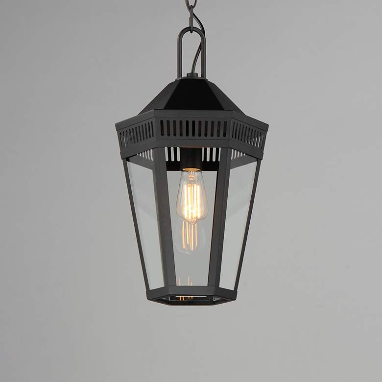 Image 1 Oxford Outdoor 1-Light Pendant Black