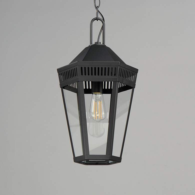 Image 3 Oxford Outdoor 1-Light Pendant Black more views