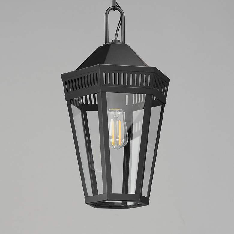 Image 4 Oxford Outdoor 1-Light Pendant Black more views