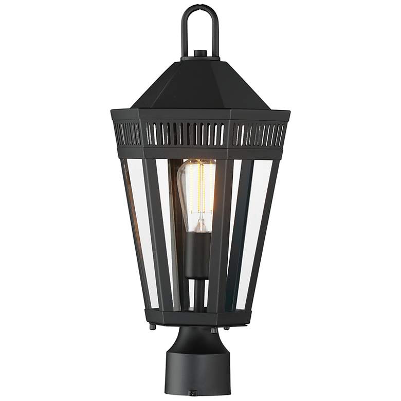 Image 1 Oxford Outdoor 1-Light Post Black