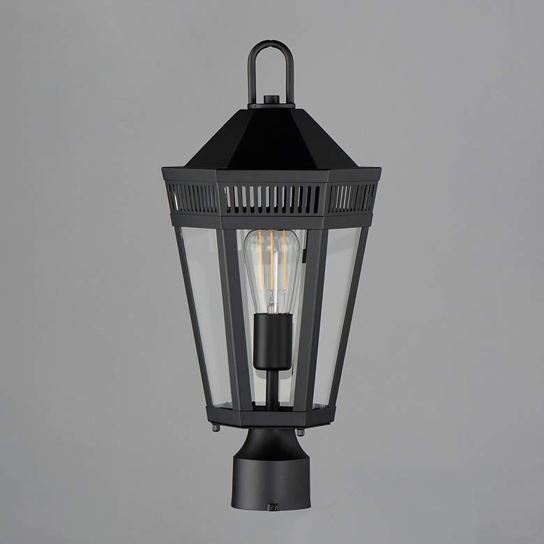 Image 2 Oxford Outdoor 1-Light Post Black more views