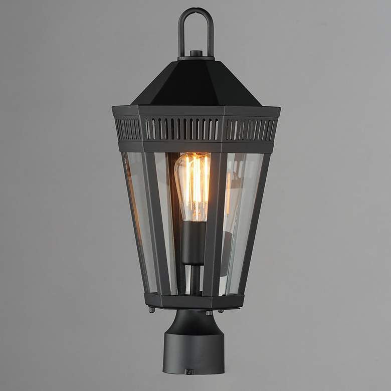 Image 3 Oxford Outdoor 1-Light Post Black more views