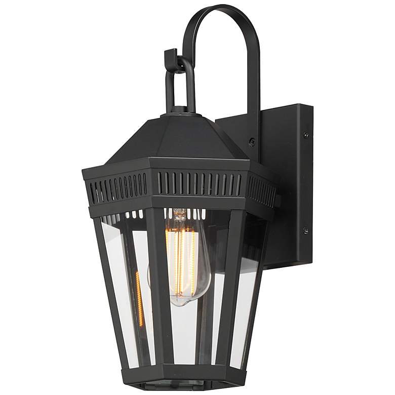 Image 2 Oxford Outdoor 1-Light Wall Sconce Black