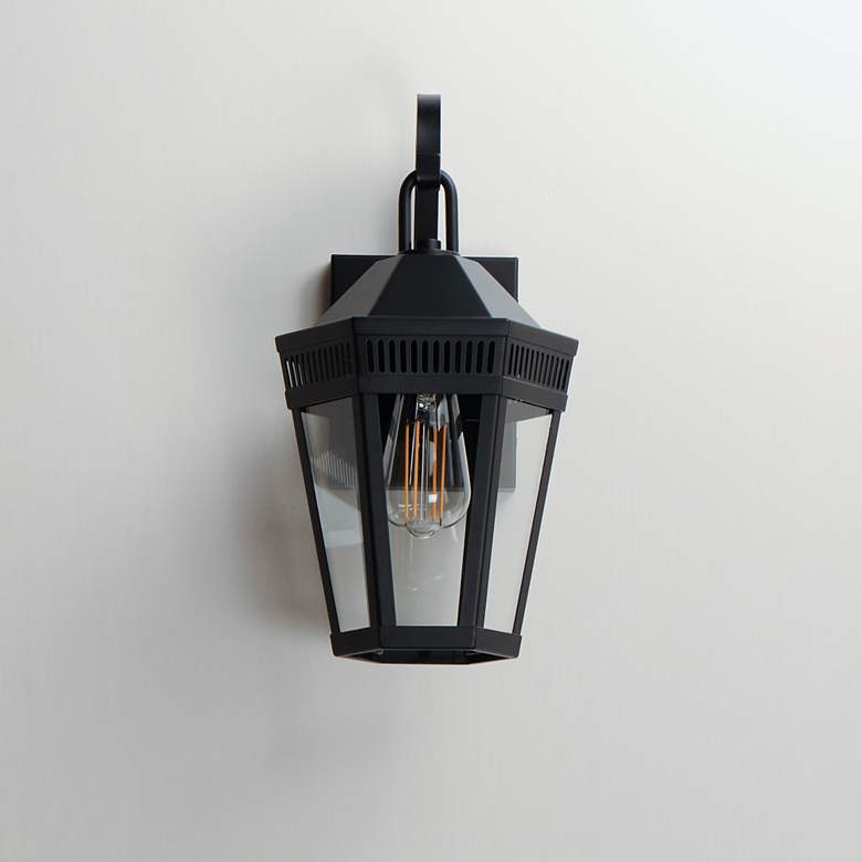 Image 3 Oxford Outdoor 1-Light Wall Sconce Black more views