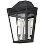 2_Oxford Outdoor 2-Light Wall Sconce Black