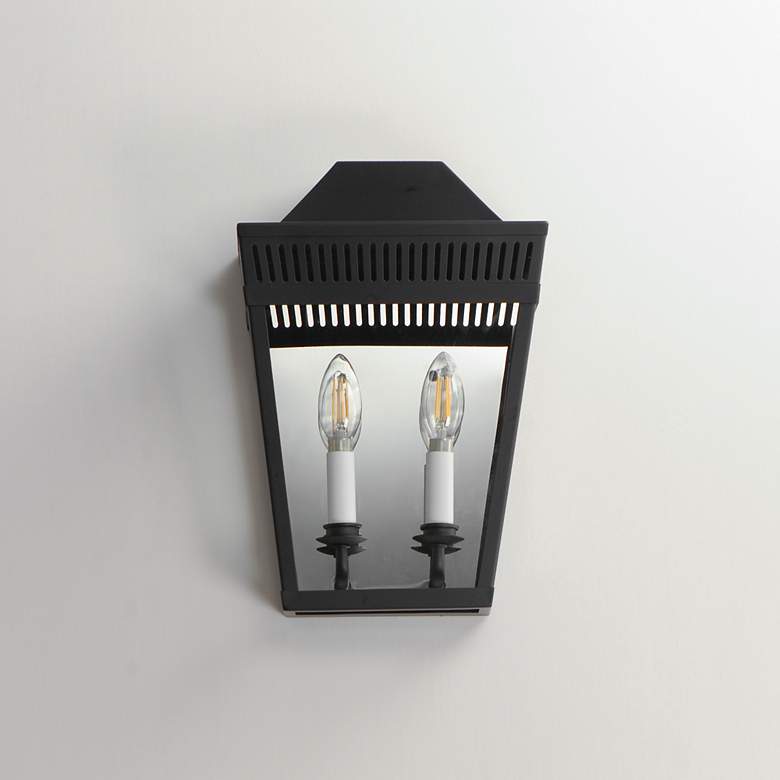 Image 3 Oxford Outdoor 2-Light Wall Sconce Black more views