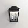 3_Oxford Outdoor 2-Light Wall Sconce Black more views