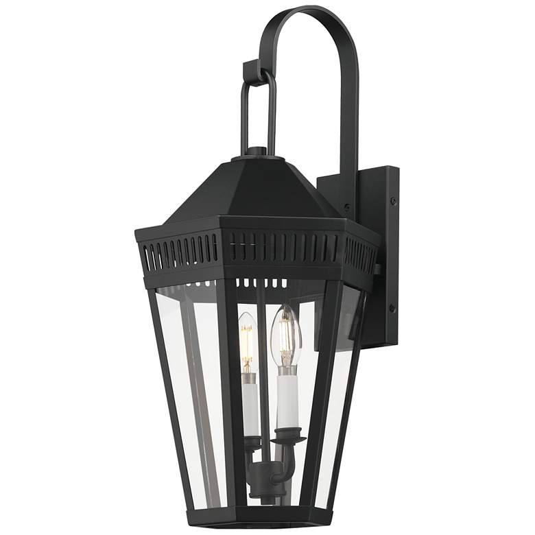 Image 1 Oxford Outdoor 2-Light Wall Sconce Black