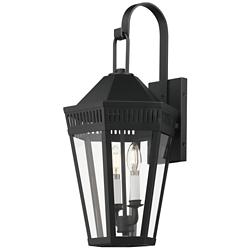 Oxford Outdoor 2-Light Wall Sconce Black