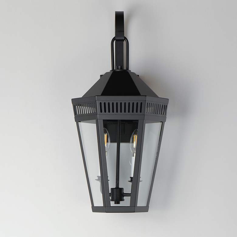 Image 3 Oxford Outdoor 2-Light Wall Sconce Black more views