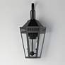 3_Oxford Outdoor 2-Light Wall Sconce Black more views