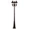 Oxford Outdoor 3-Head Post Light