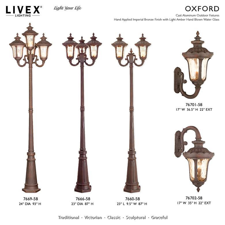 Image 4 Oxford Outdoor 4-Light Post more views