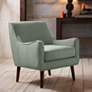 Oxford Seafoam Fabric Accent Chair
