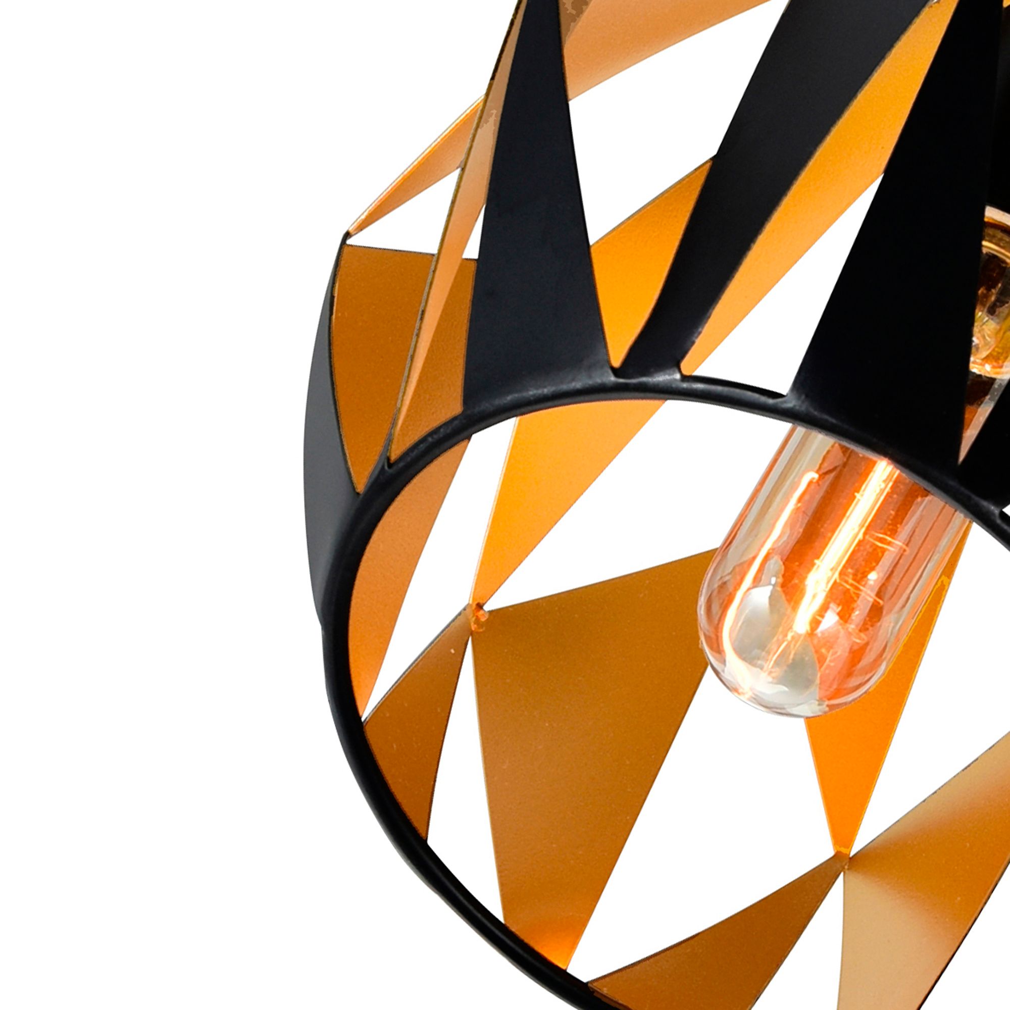 Image 4 Oxide 1 Light 16in Black & Copper Down Pendant more views