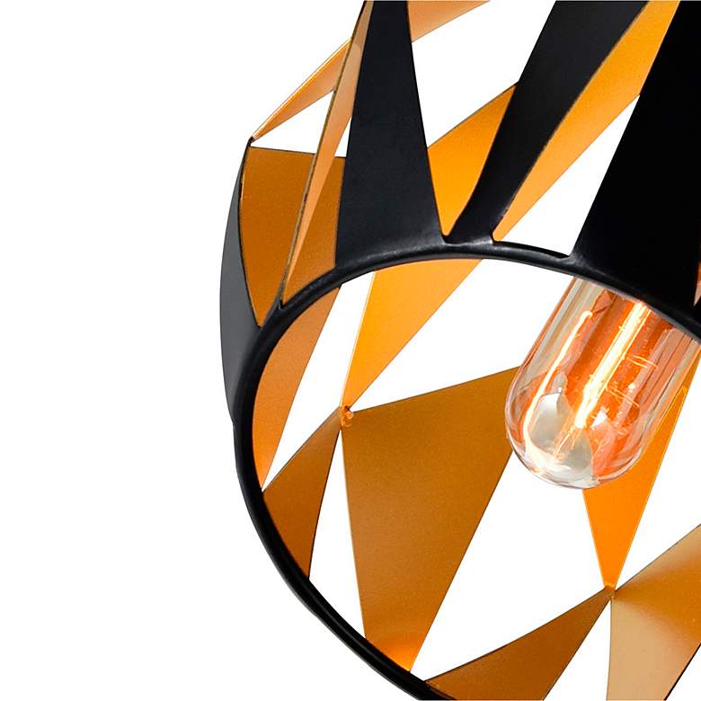 Image 7 Oxide 1 Light Down Pendant With Black+Copper Finish more views