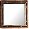 Oxley Natural Wood and Back 30" Square Wall Mirror