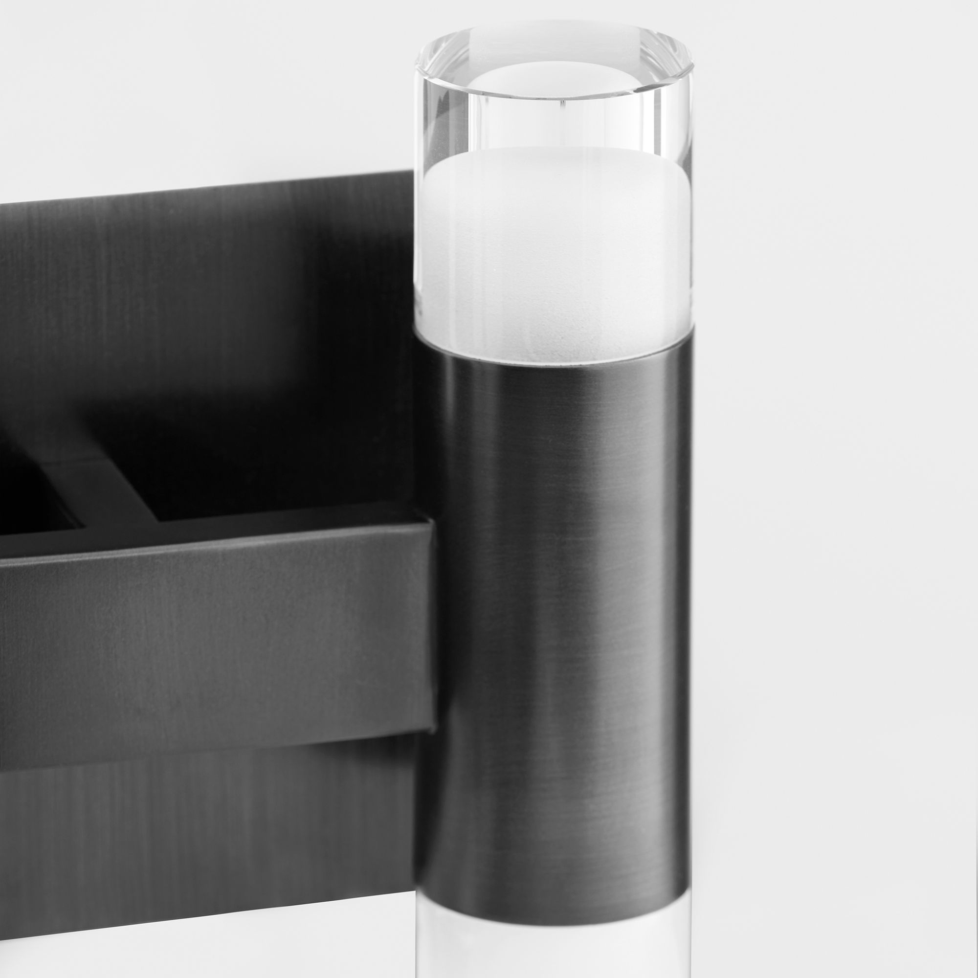 Image 3 Oxygen Lighting Alarum 6 Light Black LED Vanity Light more views