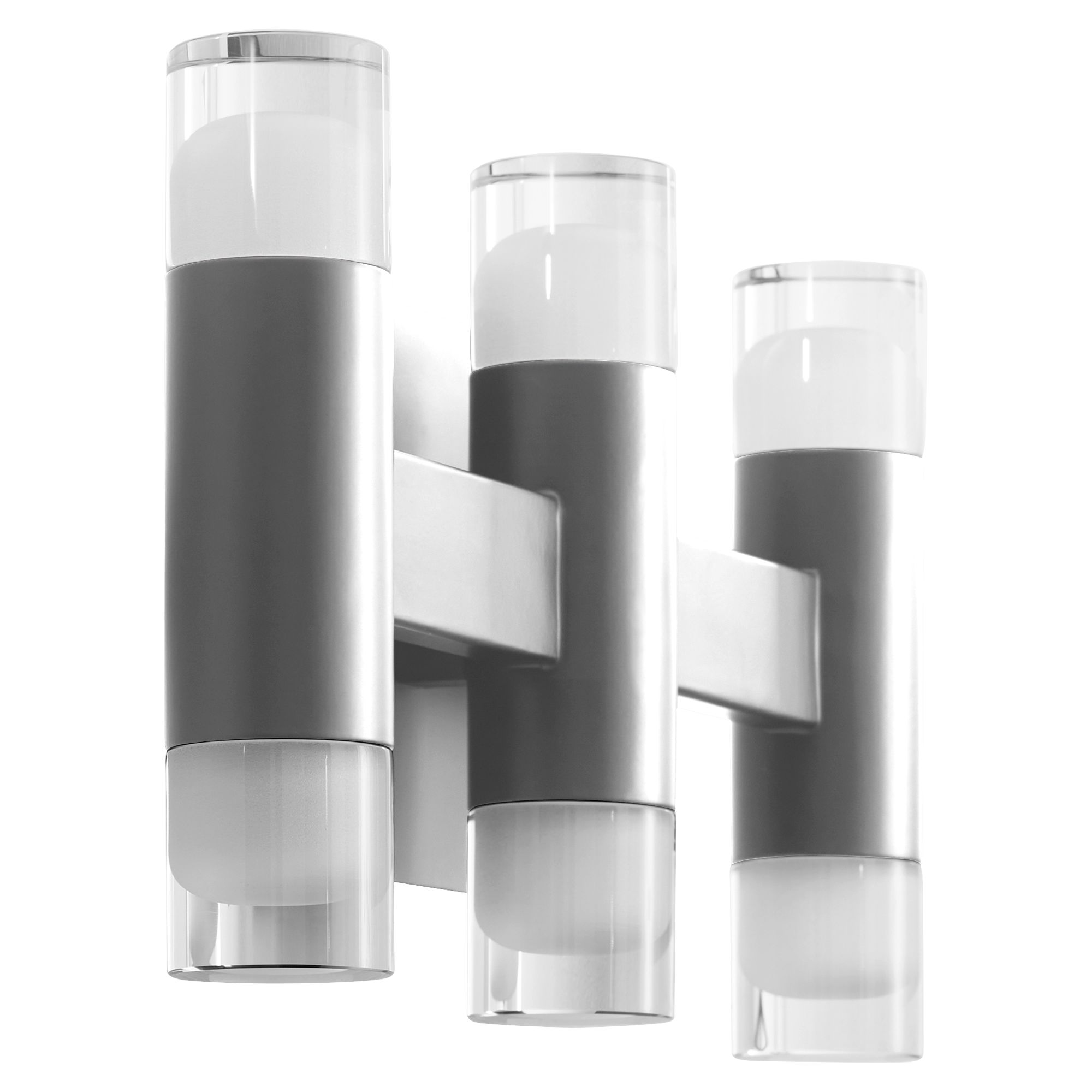 Image 2 Oxygen Lighting Alarum 6 Light Satin Nickel LED Vanity Light more views