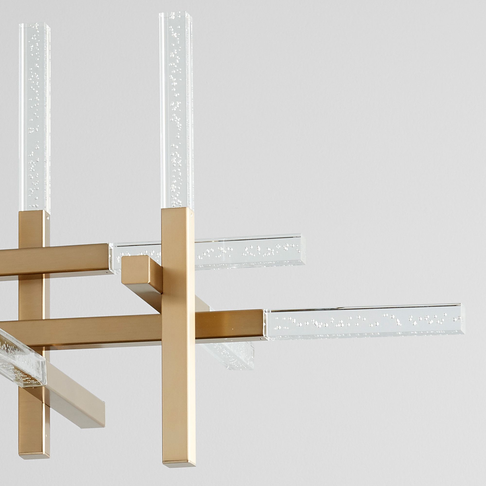 Image 3 Oxygen Lighting Atlantis 13 Light Aged Brass Chandelier more views