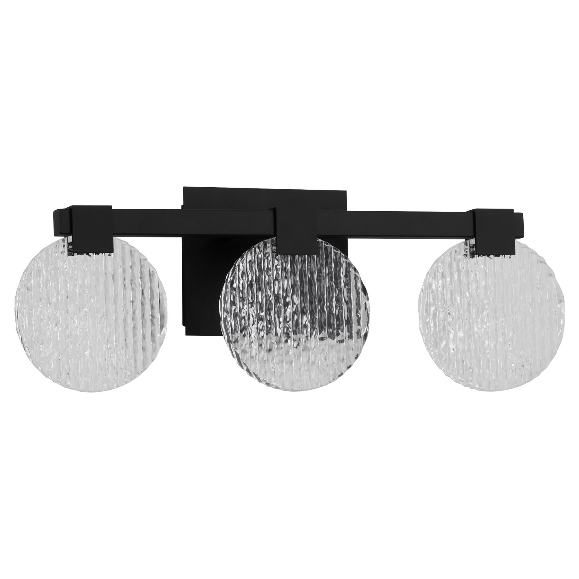 Image 2 Oxygen Lighting Axiom 3 Light CCT Black Vanity Light more views