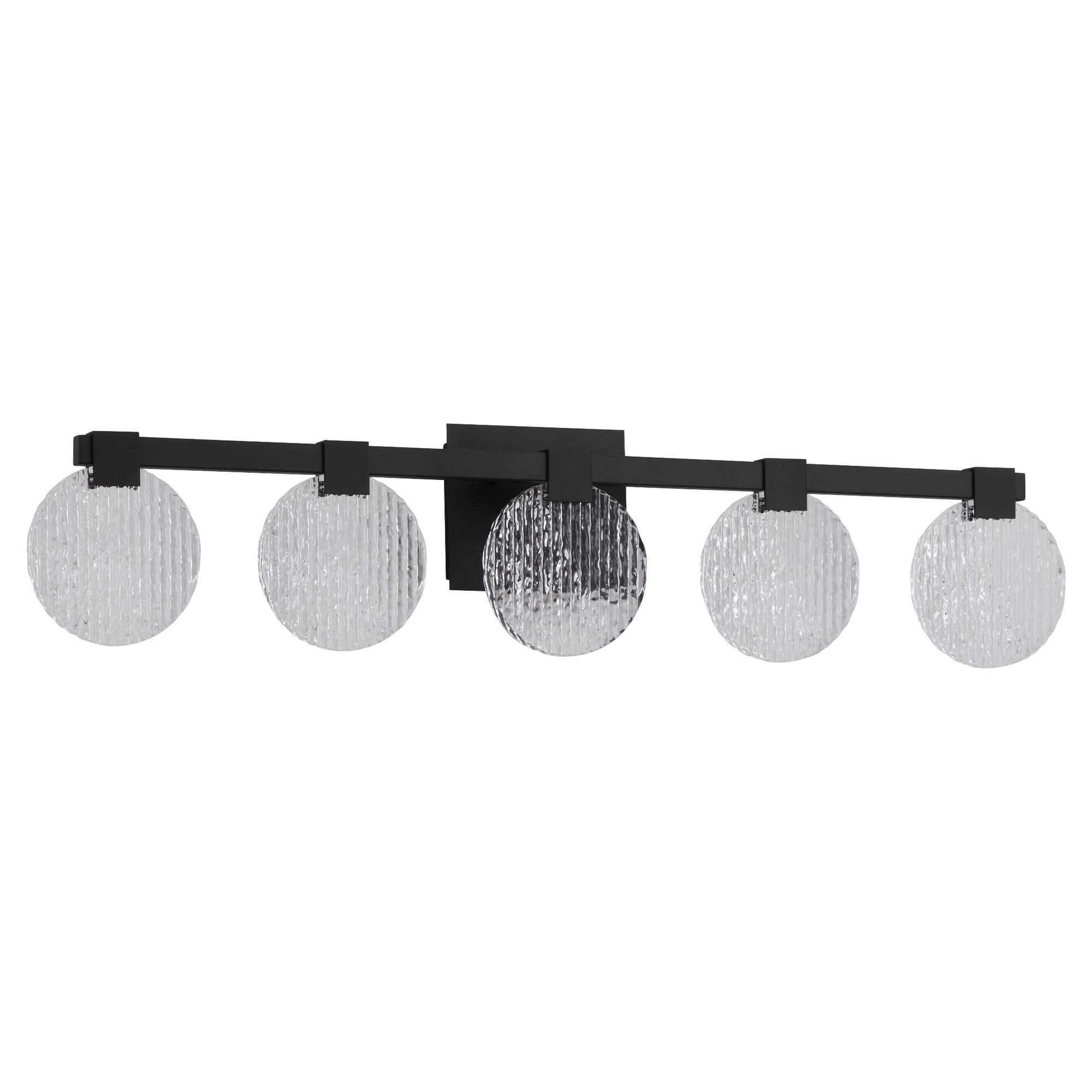 Image 2 Oxygen Lighting Axiom 5 Light CCT Black Vanity Light more views